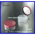 Simple Loose Powder Container com sifter 2014 novo produto Cilíndrico em pó solto caso cosméticos embalagem design